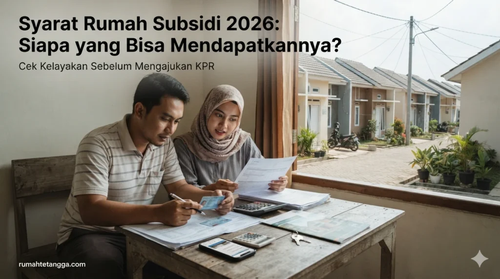 Syarat Rumah Subsidi 2026: Siapa yang Bisa Mendapatkannya? Syarat Rumah Subsidi 2026: Siapa yang Bisa Mendapatkannya?