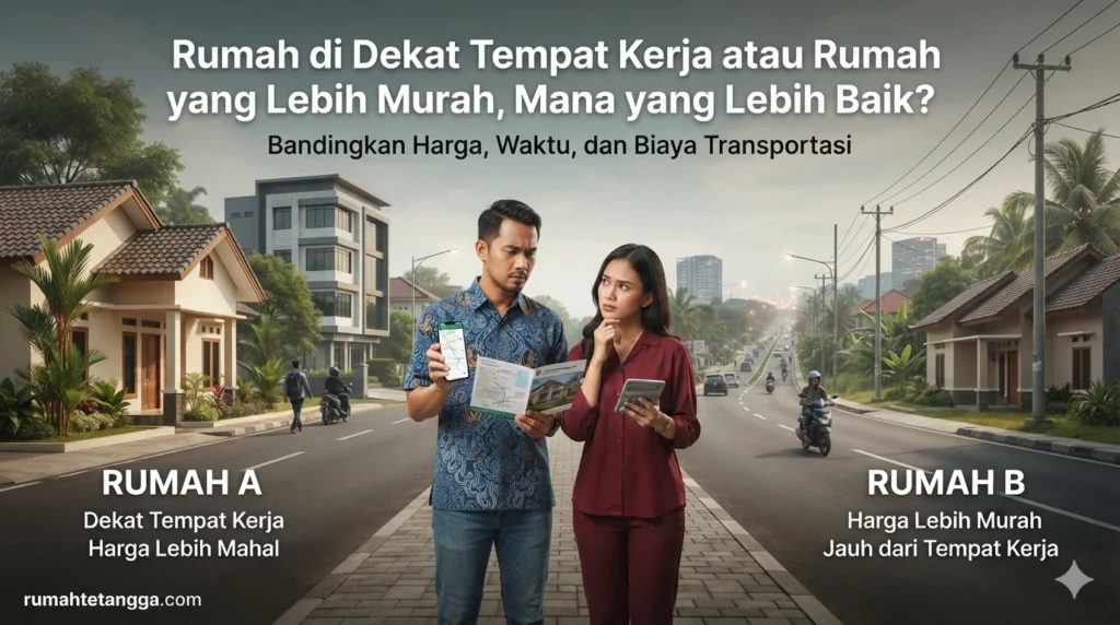 Rumah di Dekat Tempat Kerja atau Rumah yang Lebih Murah, Mana yang Lebih Baik? Rumah di Dekat Tempat Kerja atau Rumah yang Lebih Murah, Mana yang Lebih Baik?