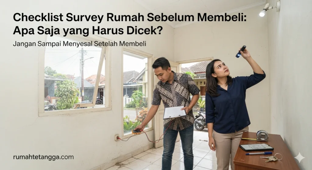 Checklist Survey Rumah Sebelum Membeli: Apa Saja yang Harus Dicek? Checklist Survey Rumah Sebelum Membeli: Apa Saja yang Harus Dicek?