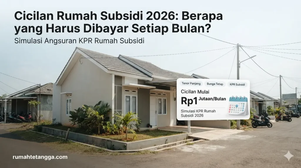 Cicilan Rumah Subsidi 2026: Berapa yang Harus Dibayar Setiap Bulan? Cicilan Rumah Subsidi 2026: Berapa yang Harus Dibayar Setiap Bulan?